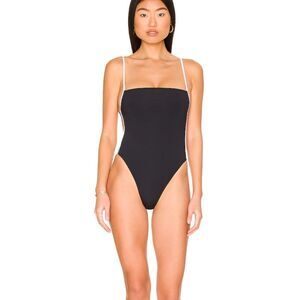 Tropic of c Black and White scoop One-Piece Swimsuit